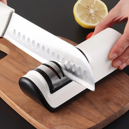 1pc High-Speed Electric Knife Sharpener - Effortless & Durable Kitchen Gadget for Precise Edge Sharpening, Quick Results for Household Use